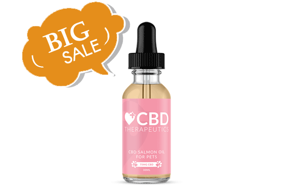 Small Pet CBD Salmon Oil 75mg For Sale